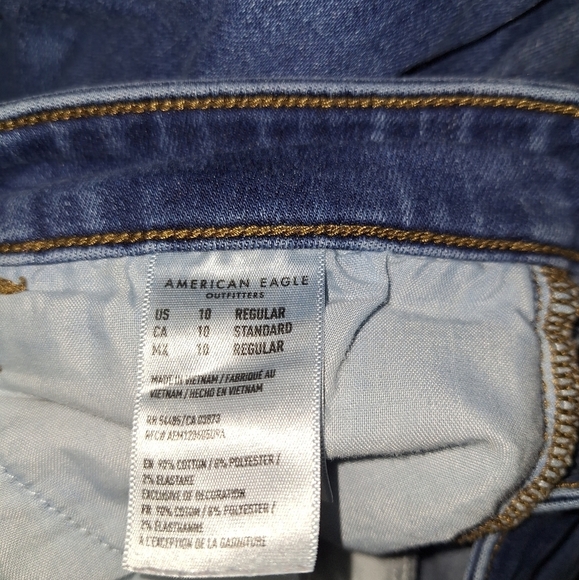 American Eagle next level stretch Hi-Rise jeggings size 10 regular - Picture 6 of 6